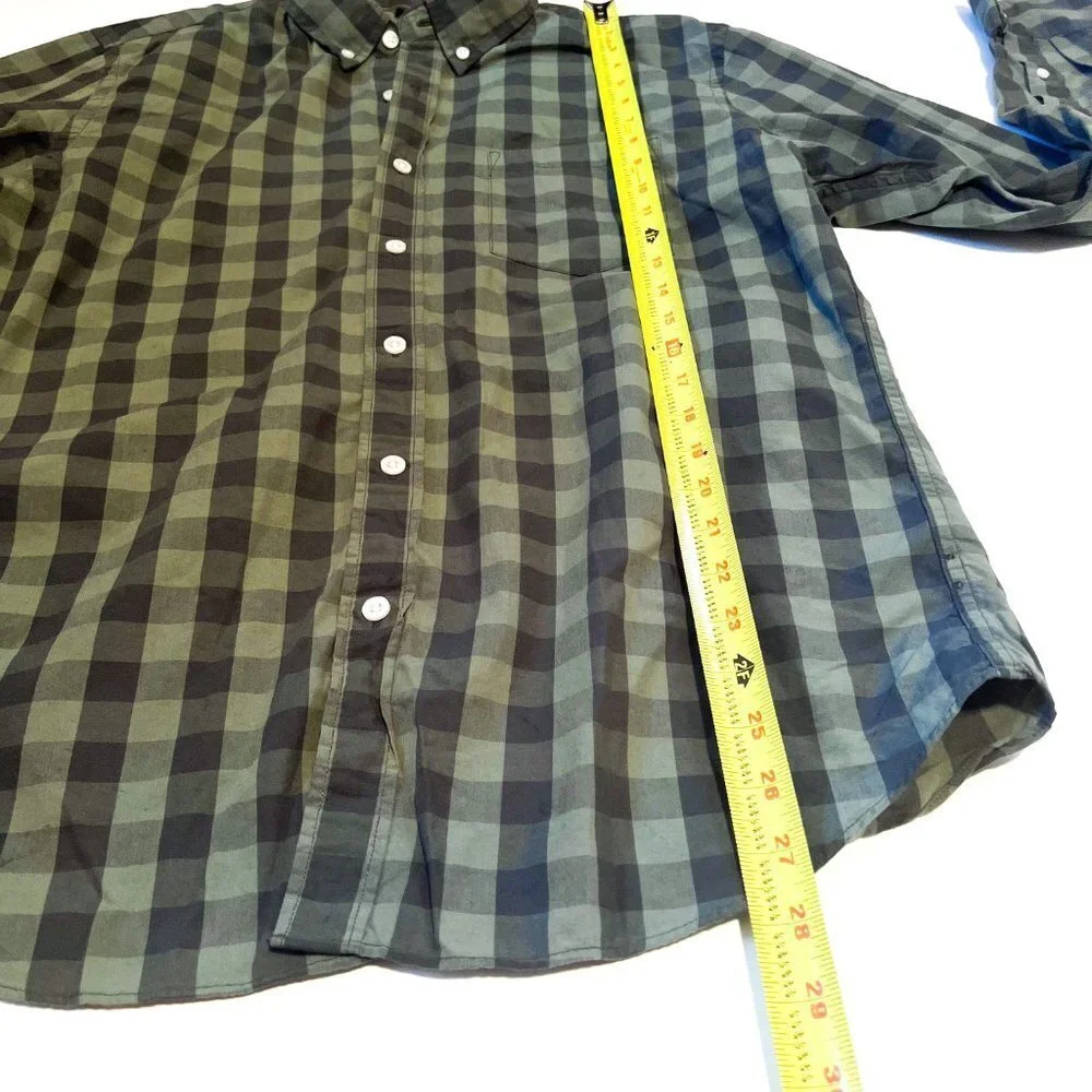 Men’s J. Crew Designer Slim Fit Gingham Shirt L